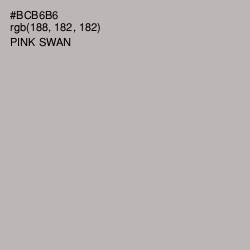 #BCB6B6 - Pink Swan Color Image